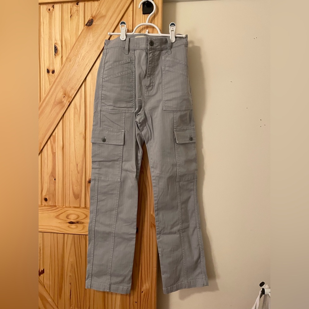 Madewell Grey Cargo Pants